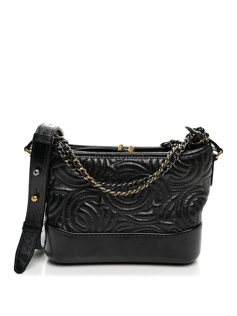Chanel Aged Calfskin Cc Quilted Small #324110C19B